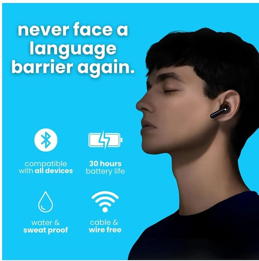 144 Languages Real Time Translator Earbuds