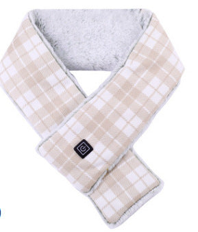 Usb Rechargeable Plush Washable Heated Scarf