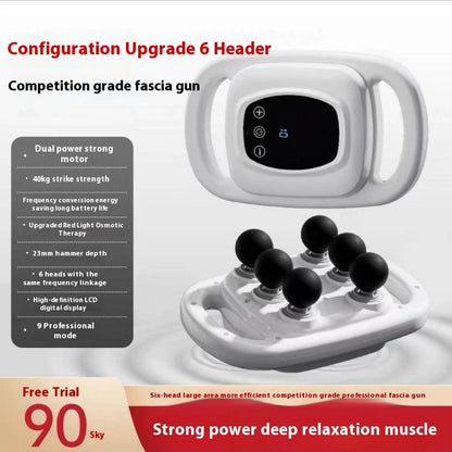 Deep Muscle Relaxation Six-head Massage Tool