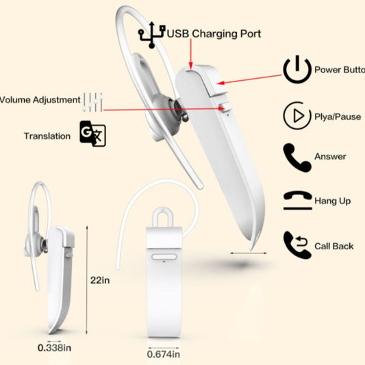 25 Languages Real-Time Earbuds Translator