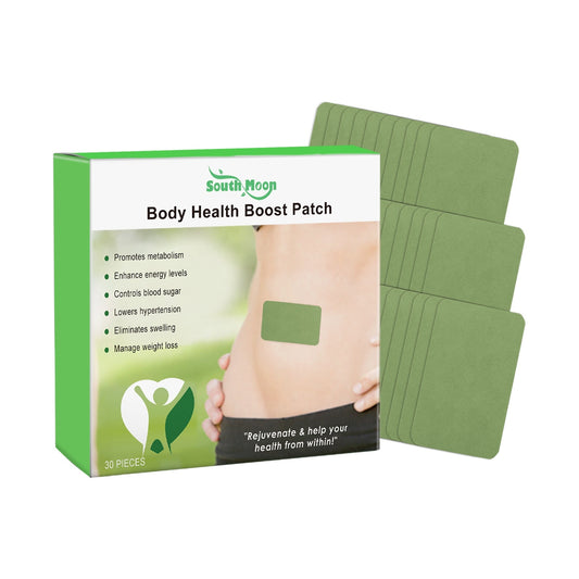 Natural health boost patch for improving vitality and supporting daily performance