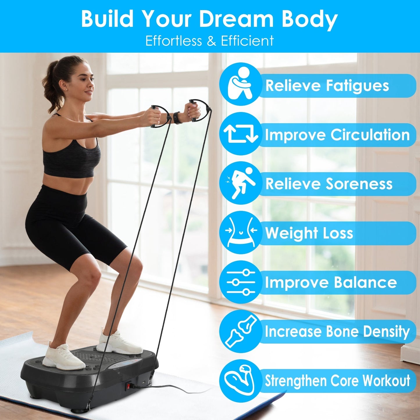 Whole Body Fitness Vibration Equipment With 120 Speeds