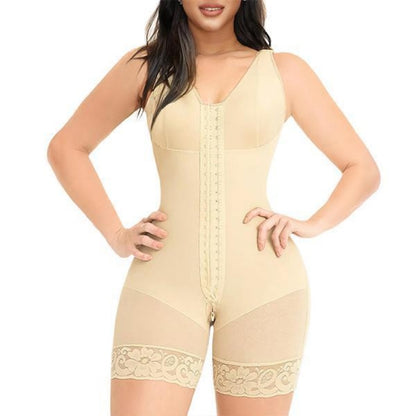Full Coverage Butt Lift Zipper Crotch
