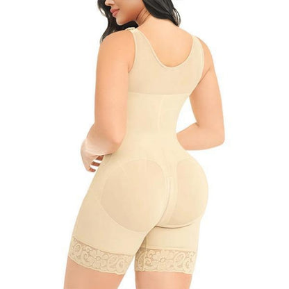 Full Coverage Butt Lift Zipper Crotch