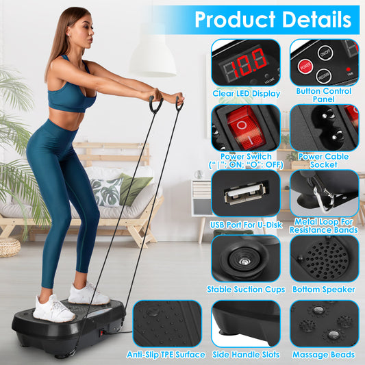 Whole Body Fitness Vibration Equipment With 120 Speeds