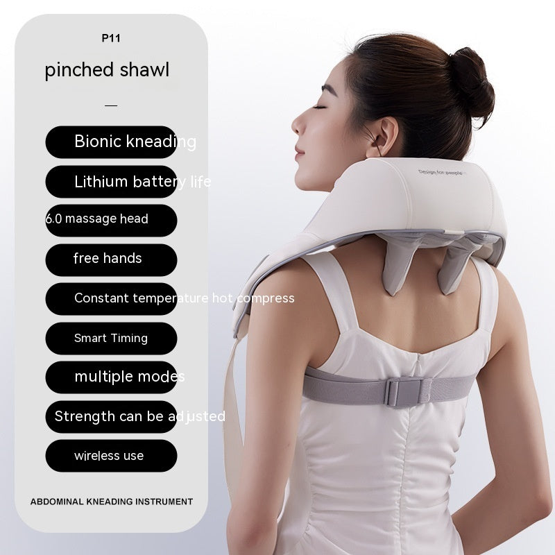 Electric Clip Kneading Shoulder And Neck Massager