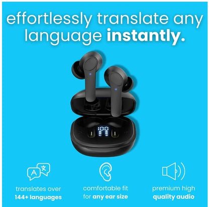 144 Languages Real Time Translator Earbuds