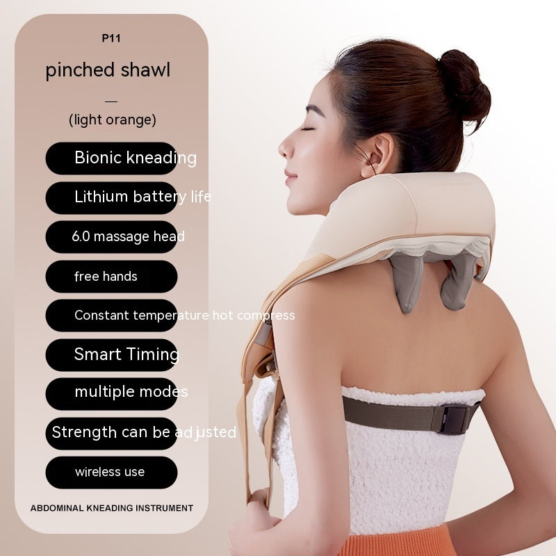 Electric Clip Kneading Shoulder And Neck Massager