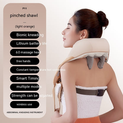 Electric Clip Kneading Shoulder And Neck Massager