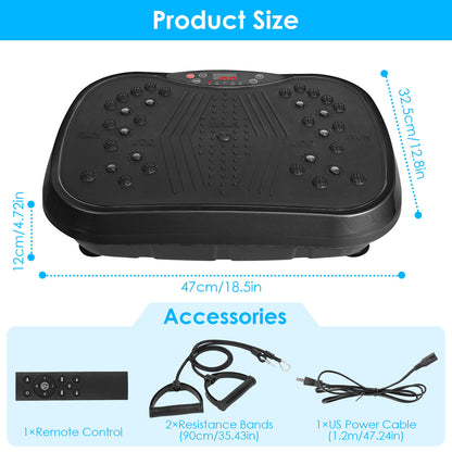 Whole Body Fitness Vibration Equipment With 120 Speeds
