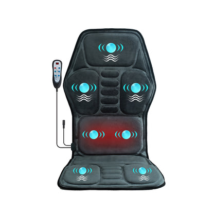 Back Heat Massage Pad With 7 Vibration Motor
