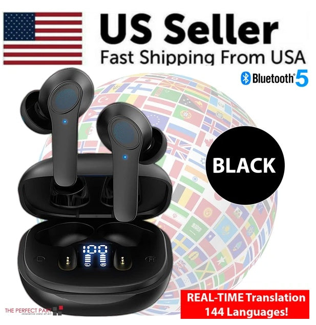 144 Languages Real Time Translator Earbuds